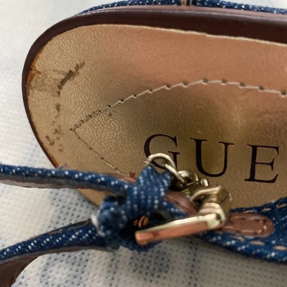 Guess Wedge Jeans Shoes, size 7 - Picture 7 of 7